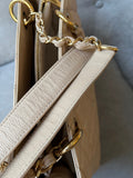 Chanel Beige Caviar Grand Shopper Tote with gold hardware (GST) - 12