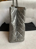 Chanel Large 2.55 Silver Grey Reissue Chain Tote - 17