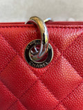 Chanel Red Caviar Grand Shopper Tote (GST) - 12