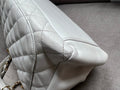 Chanel White Caviar Grand Shopper Tote (GST) - 19
