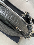 Chanel Black Caviar Grand Shopper Tote (GST) Silver Hardware - 20