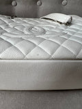 Chanel White Caviar Grand Shopper Tote (GST) - 18