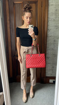 Chanel Red Caviar Grand Shopper Tote (GST) - 2