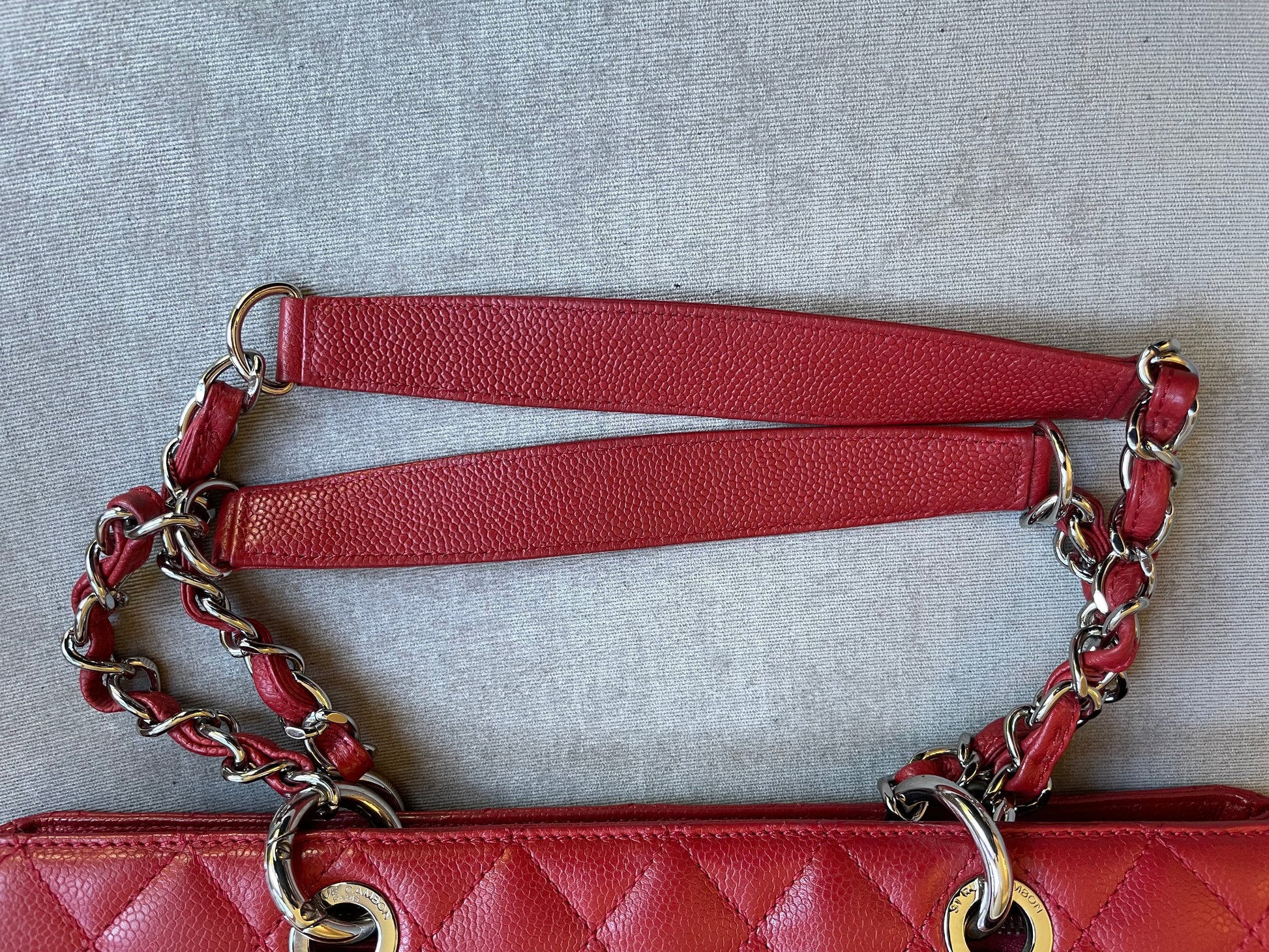 Chanel Red Caviar Grand Shopper Tote (GST) - 27