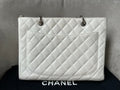 Chanel White Caviar Grand Shopper Tote (GST) - 11