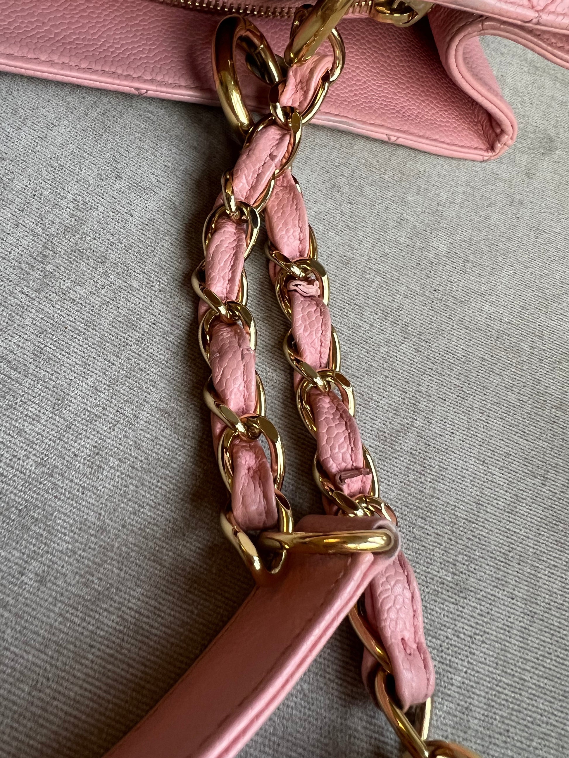 Chanel Pink Caviar Grand Shopper Tote (GST) - 19