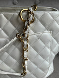 Chanel White Caviar Grand Shopper Tote (GST) - 8