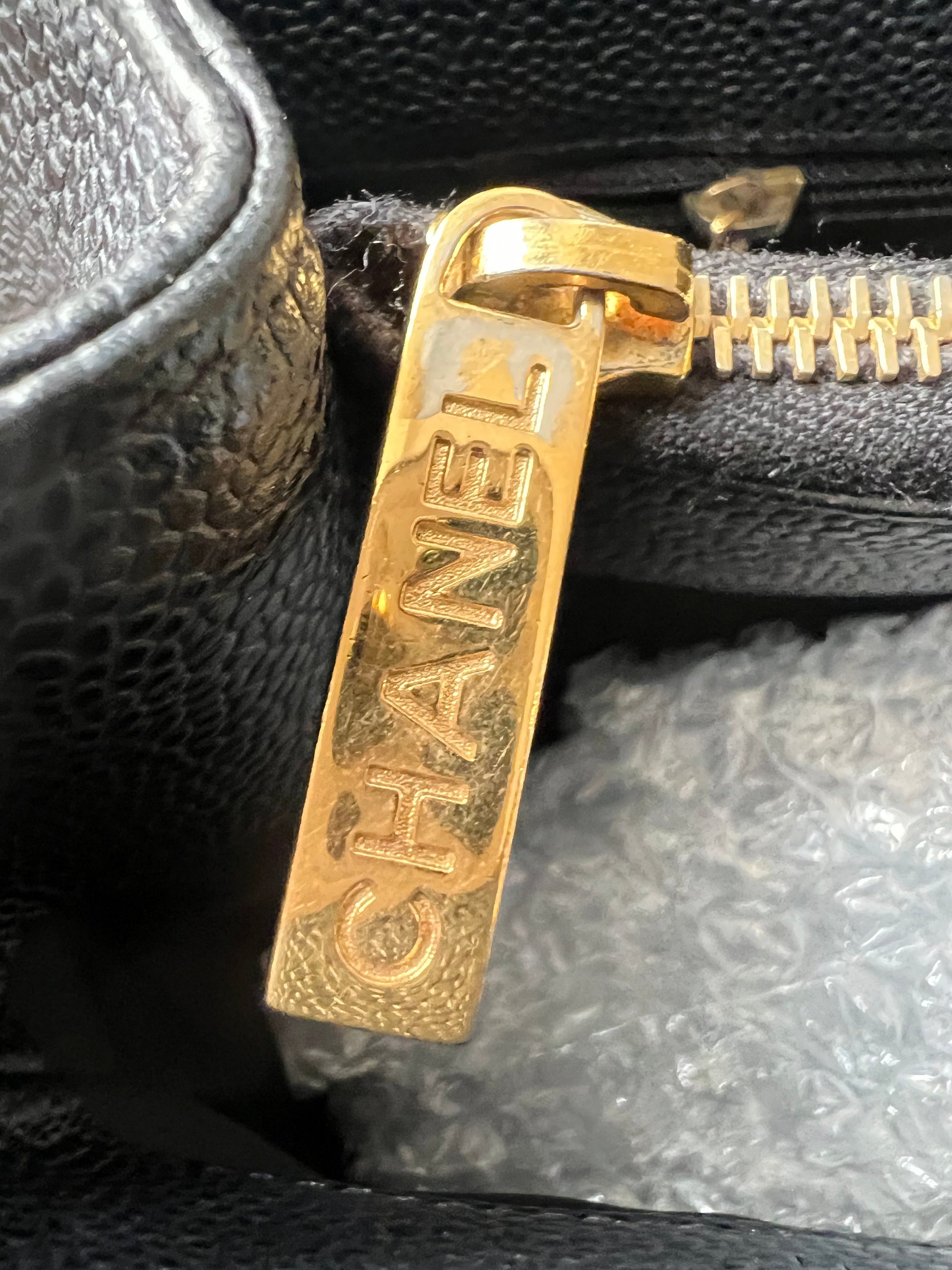 Chanel Black Caviar Grand Shopper Tote Gold Hardware (GST) - 25