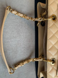 Chanel Beige Caviar Grand Shopper Tote with gold hardware (GST) - 29