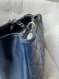 Chanel XL Dark Blue Caviar Grand Shopper Tote (GST) - 8