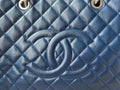 Chanel XL Dark Blue Caviar Grand Shopper Tote (GST) - 5