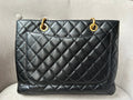 Chanel Black Caviar Grand Shopper Tote Gold Hardware (GST) - 10