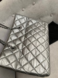 Chanel Large 2.55 Silver Grey Reissue Chain Tote - 14