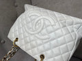 Chanel White Caviar Grand Shopper Tote (GST) - 5