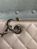 Chanel Light Pink Caviar Grand Shopper Tote with silver hardware (GST) - 8
