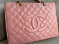 Chanel Pink Caviar Grand Shopper Tote (GST) - 6
