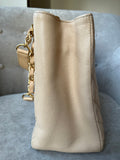 Chanel Beige Caviar Grand Shopper Tote with gold hardware (GST) - 7
