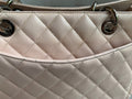 Chanel Light Pink Caviar Grand Shopper Tote with silver hardware (GST) - 13