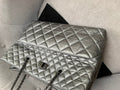 Chanel Large 2.55 Silver Grey Reissue Chain Tote - 6
