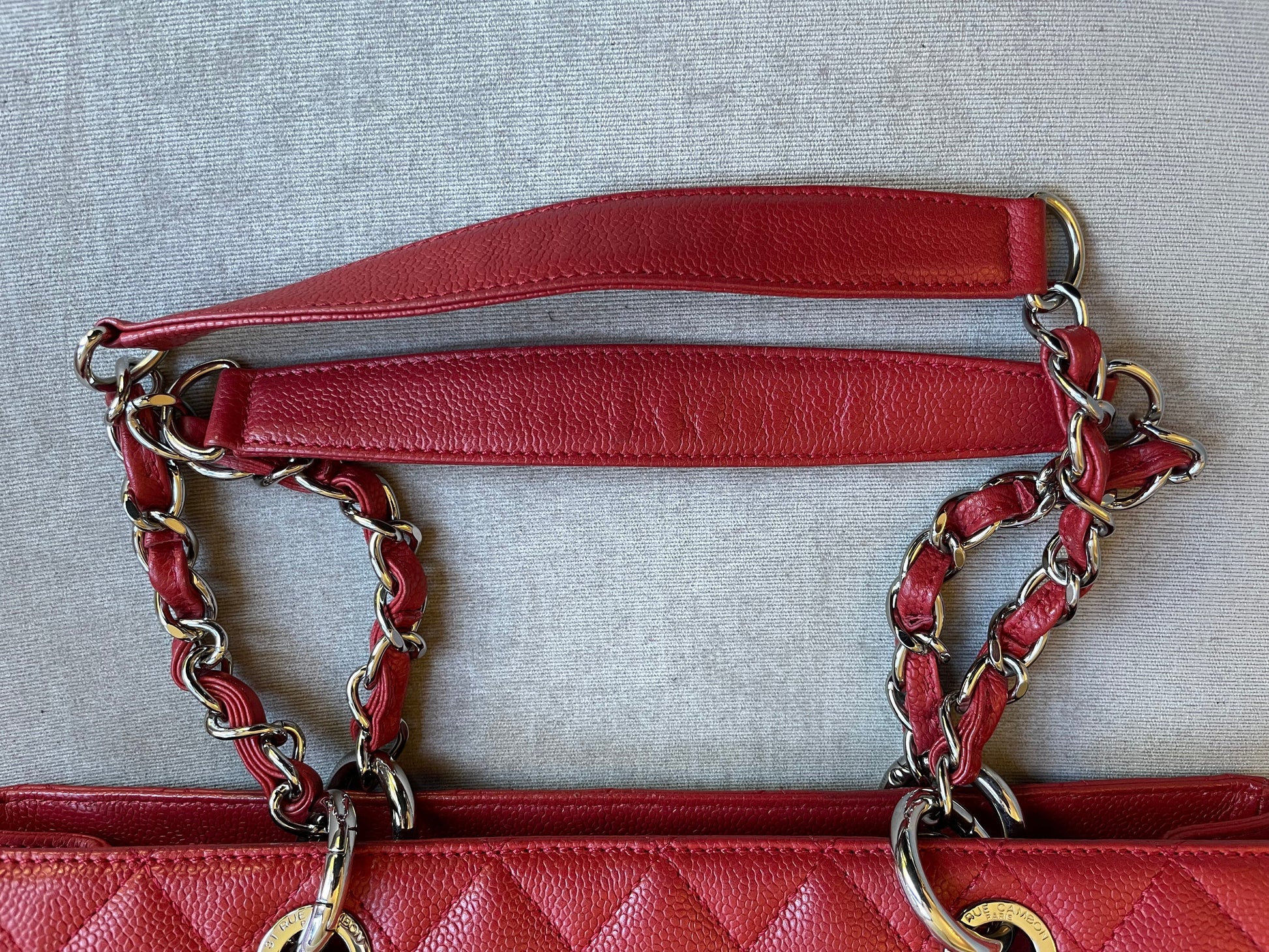 Chanel Red Caviar Grand Shopper Tote (GST) - 28