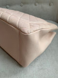 Chanel Light Pink Caviar Grand Shopper Tote with silver hardware (GST) - 21