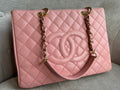 Chanel Pink Caviar Grand Shopper Tote (GST) - 4