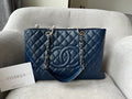 Chanel XL Dark Blue Caviar Grand Shopper Tote (GST) - 30