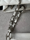 Chanel White Caviar Grand Shopper Tote (GST) - 21
