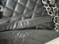 Chanel Black Caviar Grand Shopper Tote (GST) Silver Hardware - 15