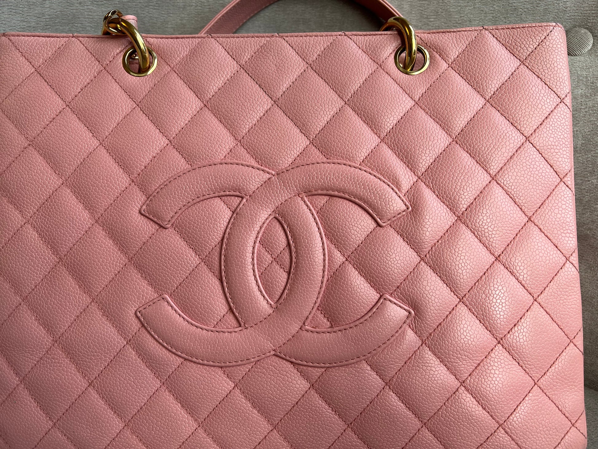 Chanel Pink Caviar Grand Shopper Tote (GST) - 5