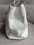 Chanel White Caviar Grand Shopper Tote (GST) - 7