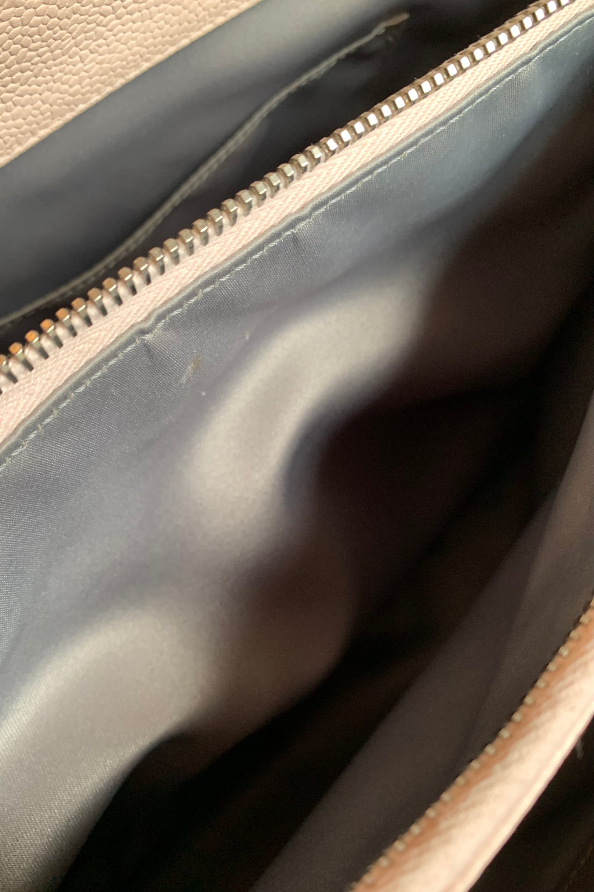 Chanel Light Pink Caviar Grand Shopper Tote with silver hardware (GST) - 28