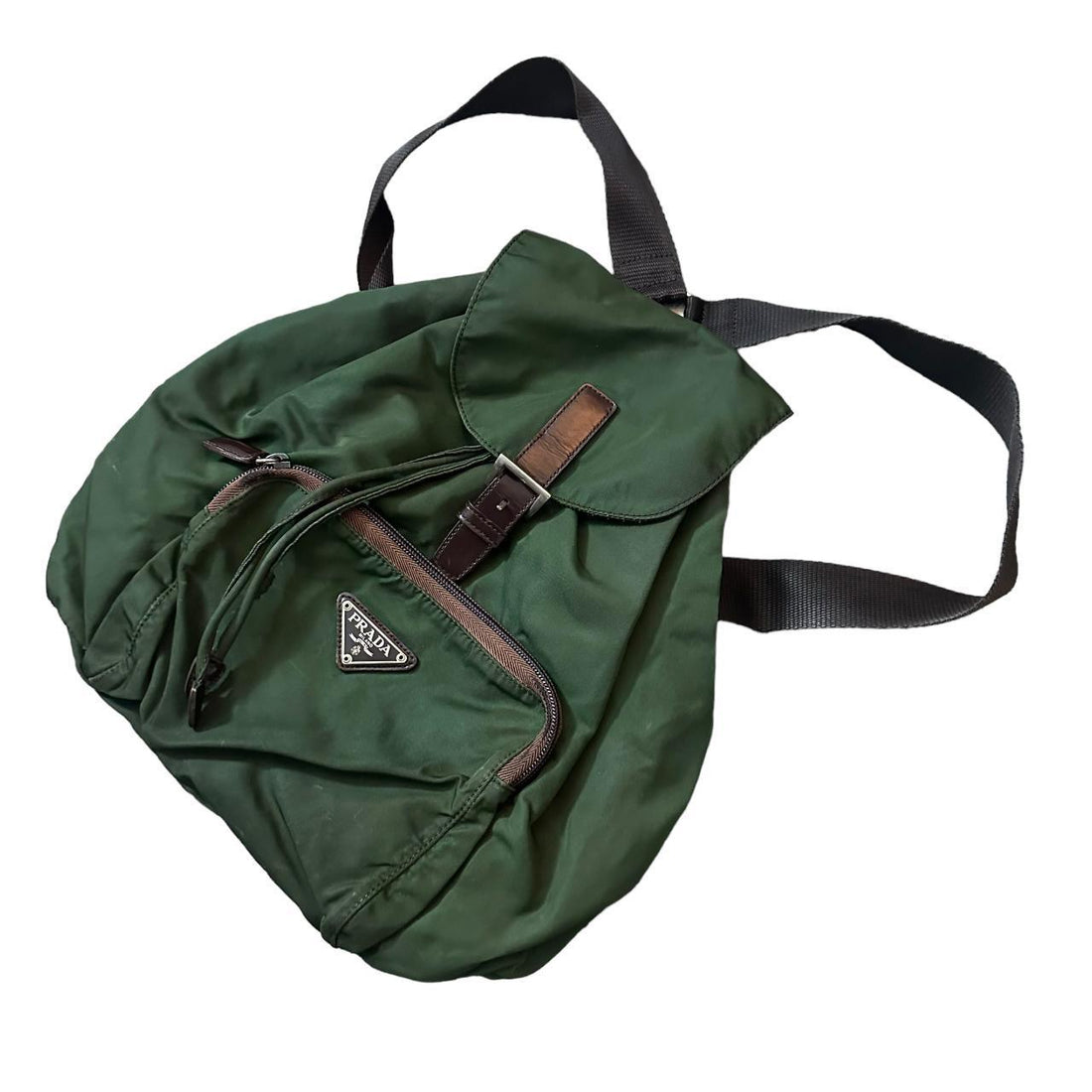 Prada Green Backpack