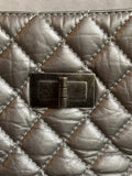 Chanel Large 2.55 Silver Grey Reissue Chain Tote - 8