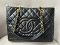 Chanel Black Caviar Grand Shopper Tote Gold Hardware (GST) - 3