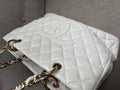 Chanel White Caviar Grand Shopper Tote (GST) - 6