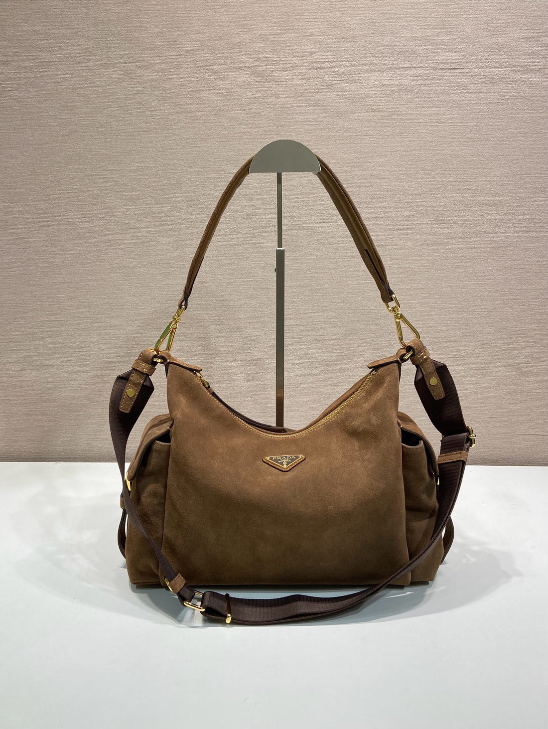 PRA Explorer Bag Brown Suede 341105