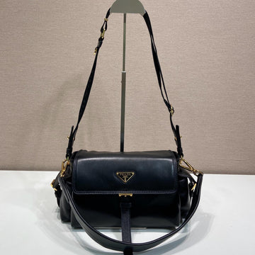 PRA Umhängetasche Schwarzes Lammfell 341130