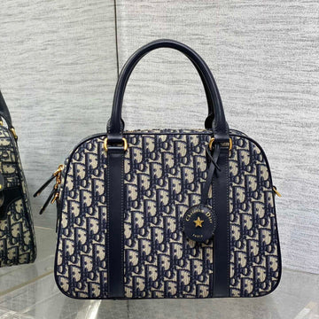 CD D-Vibe bowling bag 31 blue obliaue fabric