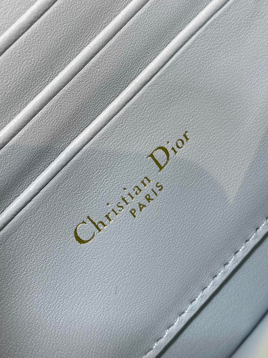 CD Miss Caro 17 Bag Light Blue Calfskin 226496