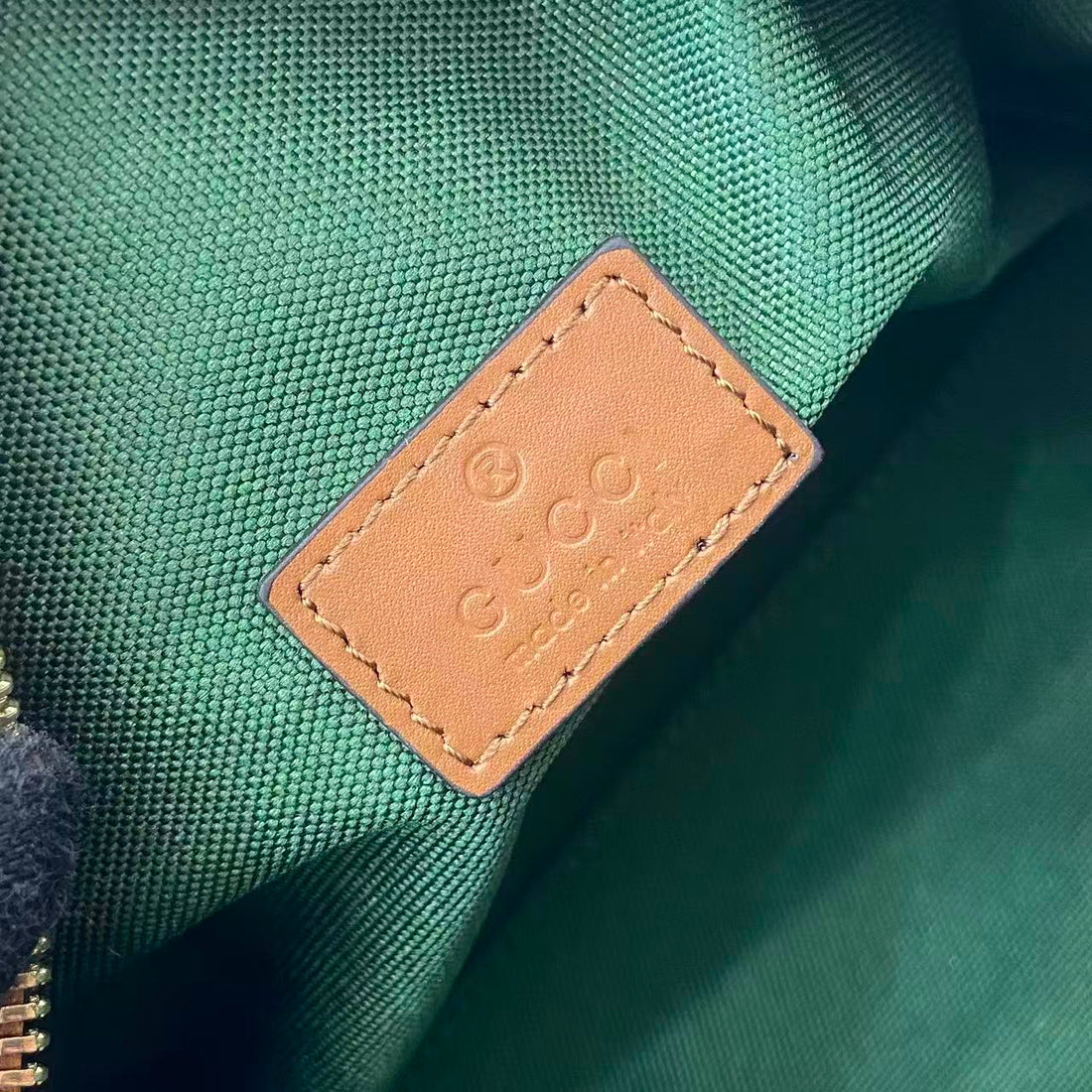 Gucci 25 GG Handtasche Beige-Mix Braunes Canvas Leder 288802