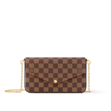 Pochette Félicie Damier Ebene