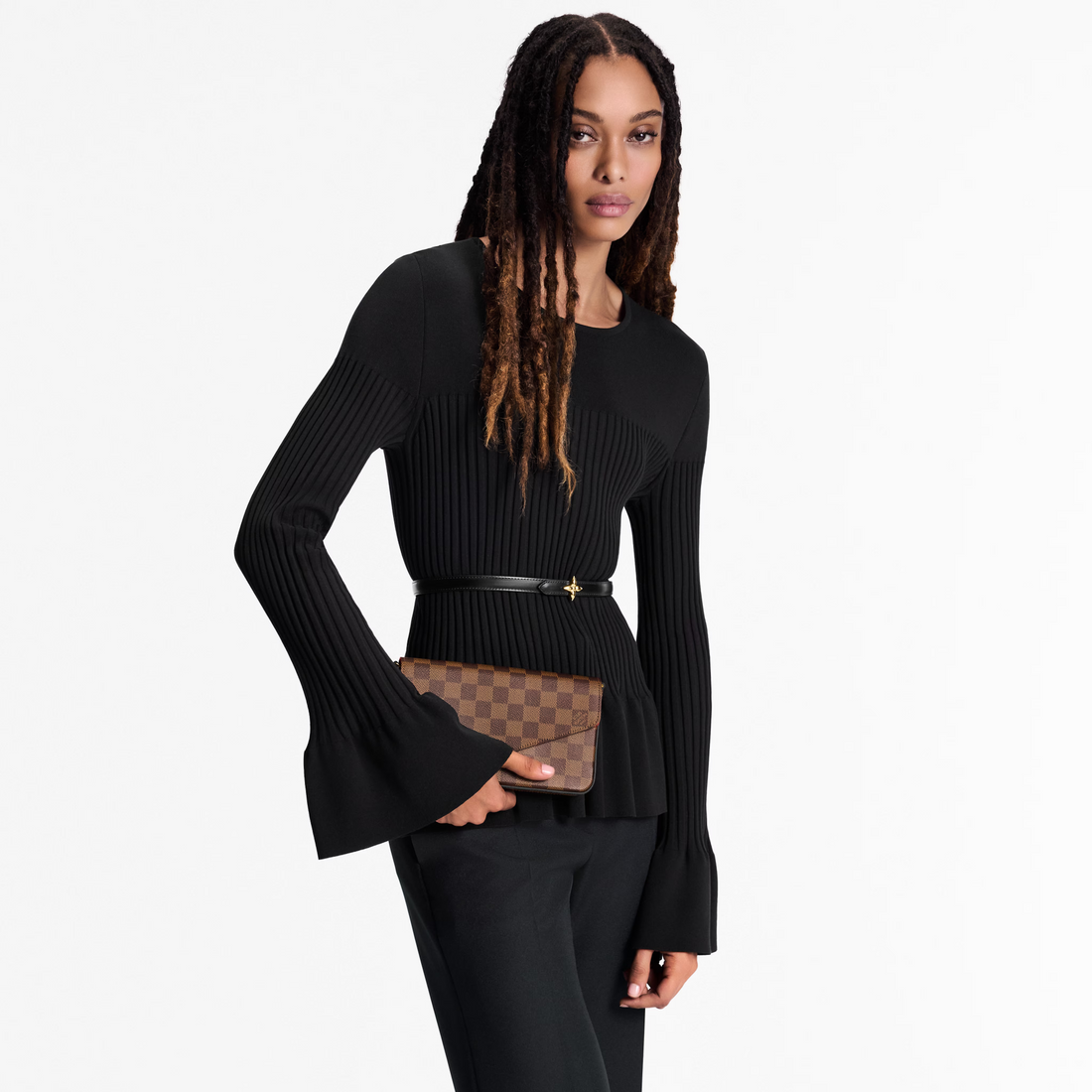 Pochette Félicie Damier Ebene