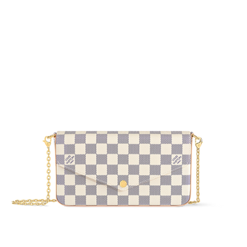 Pochette Félicie Damier Azur