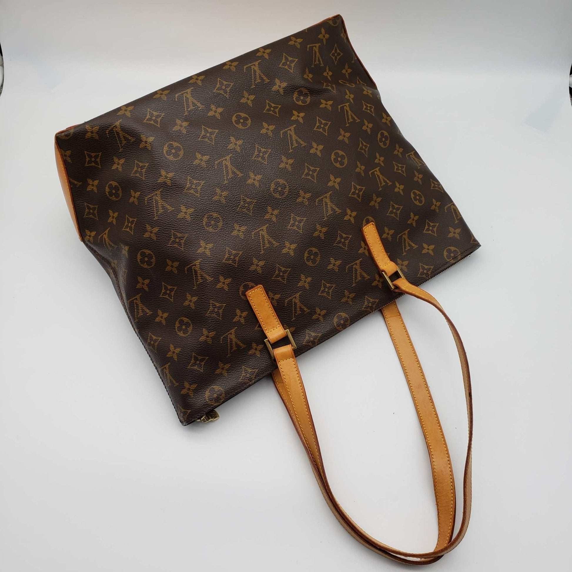 Louis Vuitton Cabas Mezzo Browns Monogram Tote Bag - Bag - 4