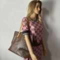 Louis Vuitton Cabas Mezzo Browns Monogram Tote Bag - Bag - 15