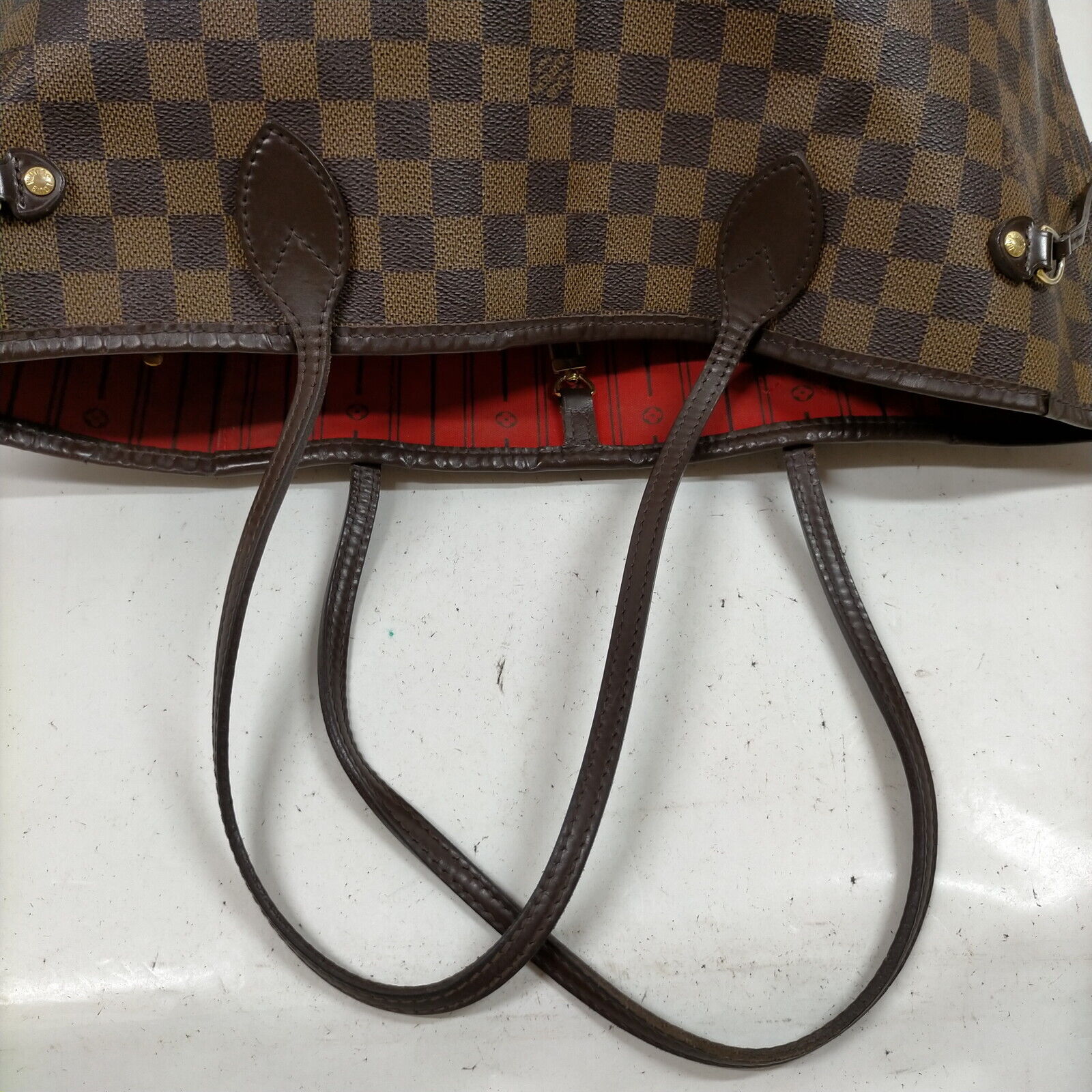 Louis Vuitton Neverfull MM Brown Damier Tote Bag - Bag - 3