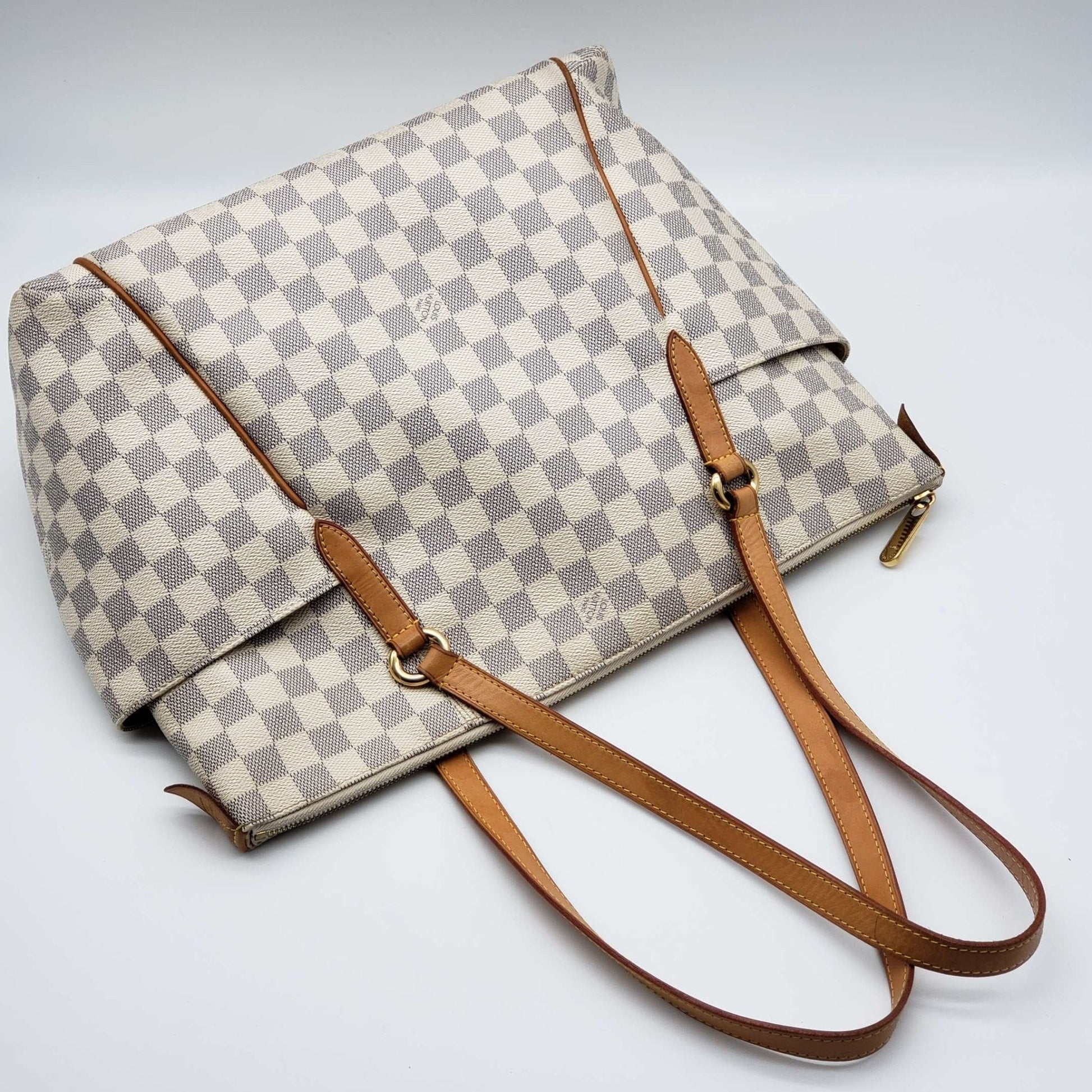 Louis Vuitton Totally MM Damier Azur Tote Bag - Bag - 4