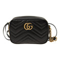 (WMNS) Gucci GG Marmont Logo Messenger Bag Black Classic 448065-DTD1T-1000 - Shoulder Bags - 7