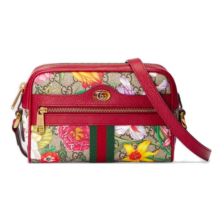 (WMNS) GUCCI Ophidia SeriesGG floral Clutch Single Shoulder Bag mini 517350-92YBC-8722 - Shoulder Bags - 7